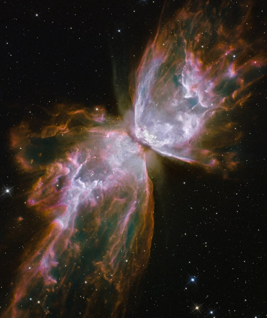 Detail of Butterfly shaped Nebula NGC 6302 by Anonymous