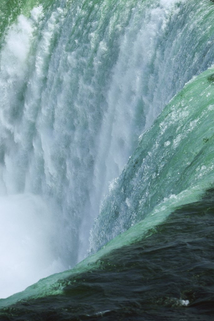 Detail of Niagara Falls by Anonymous