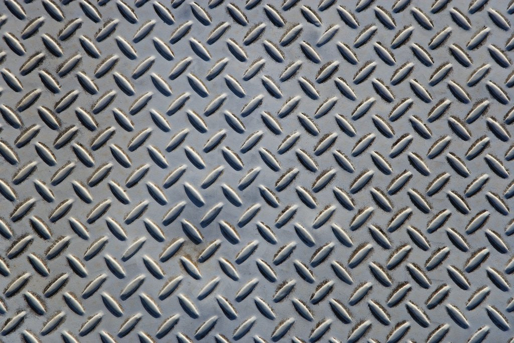 Detail of Steel floor by Corbis
