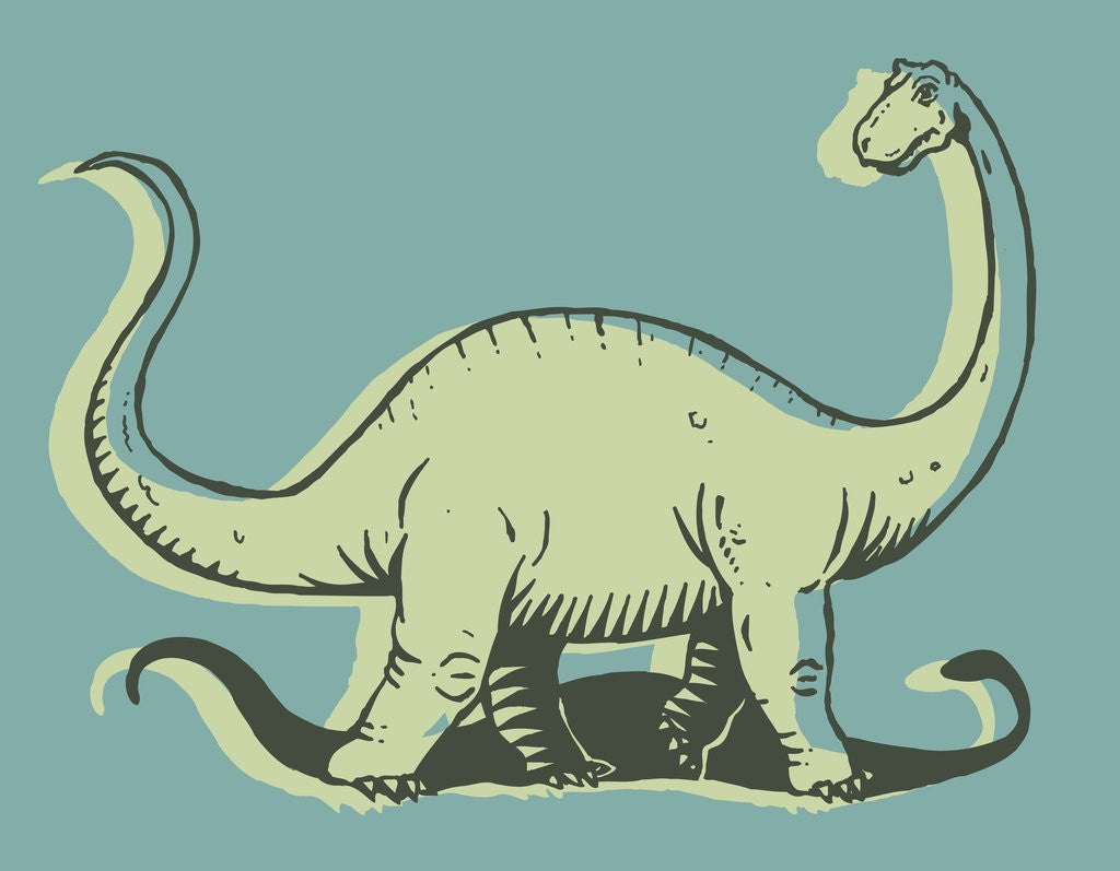 Detail of Brontosaurus by Corbis