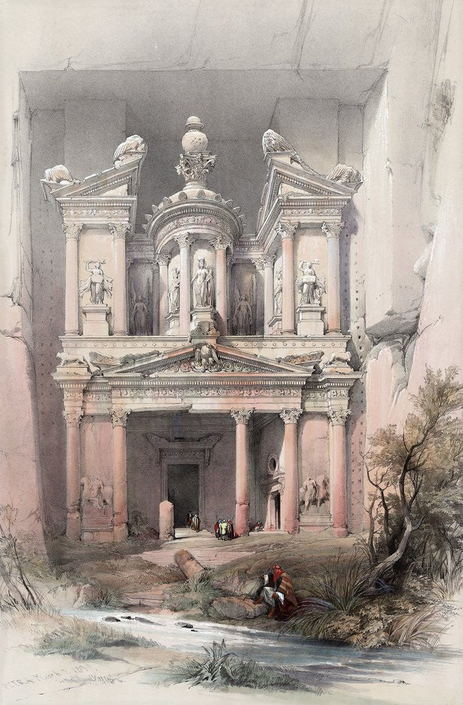 Detail of El Khasne by David Roberts
