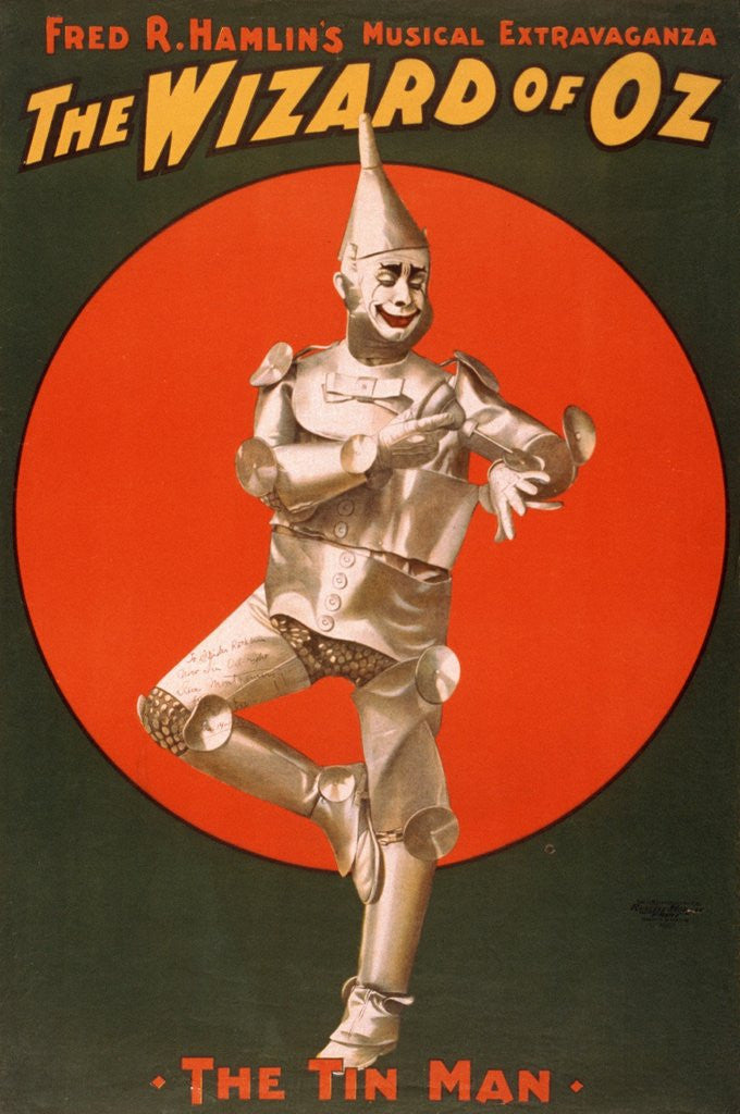 Detail of The Wizard of Oz poster by Anonymous