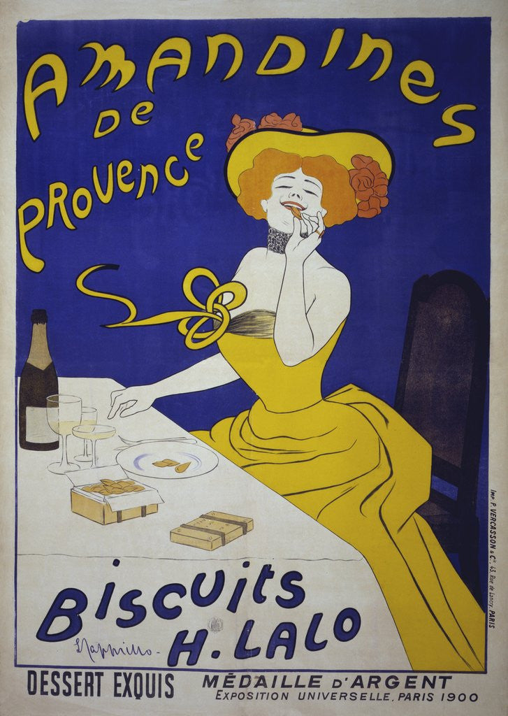 Detail of Amandines de Provence poster by Leonetto Cappiello