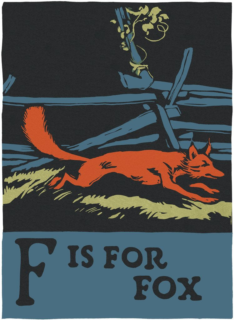 Detail of F is for fox by Corbis