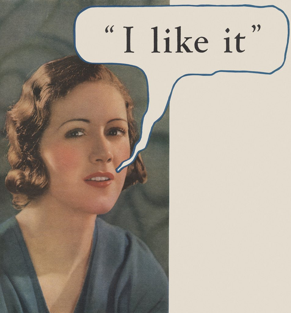 Detail of Woman saying 
