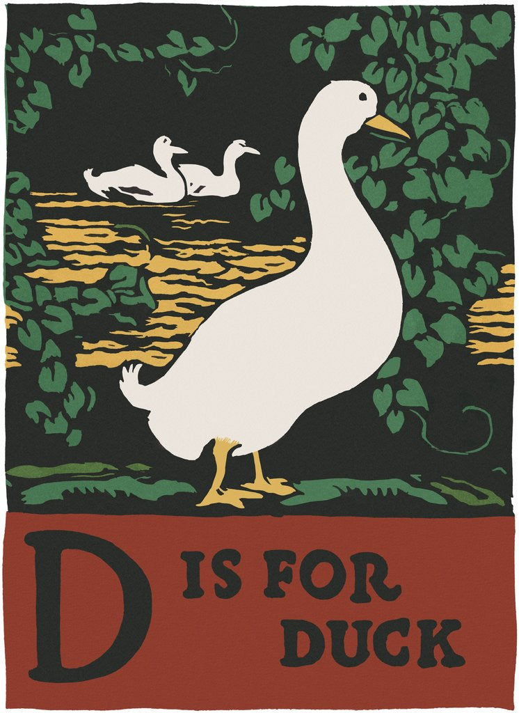 Detail of D is for duck by Anonymous