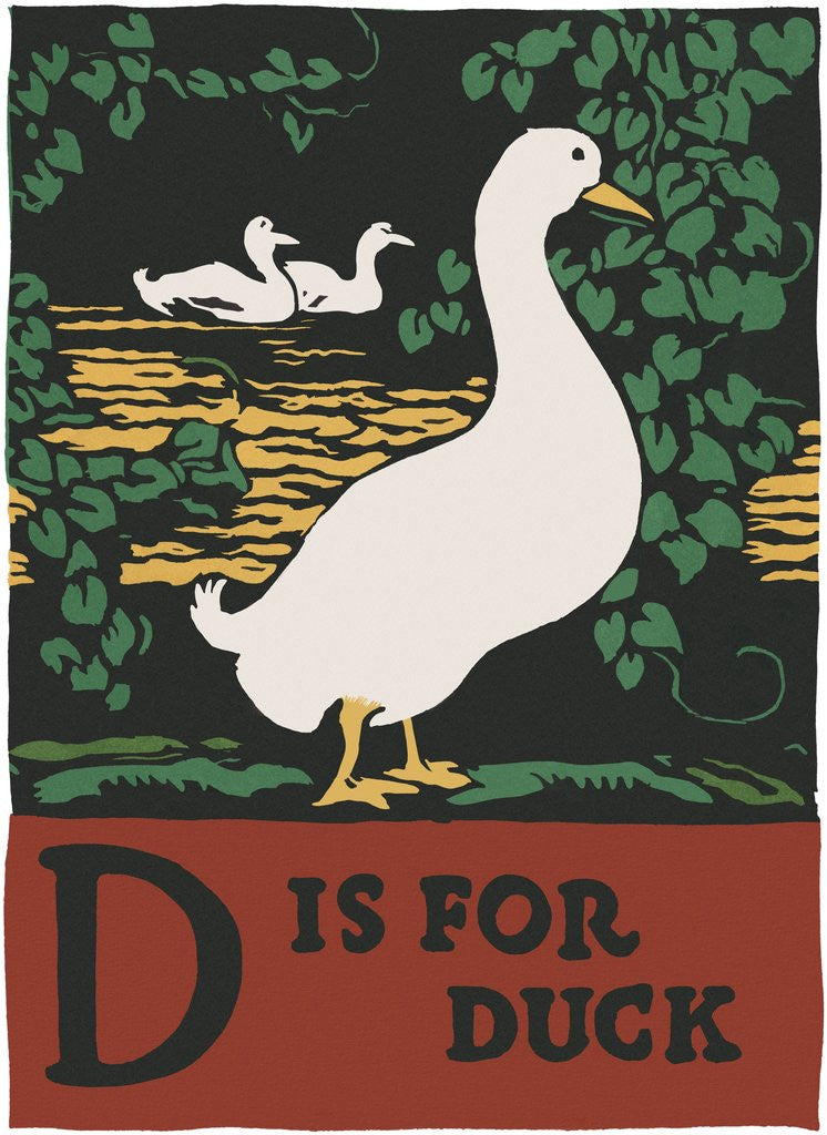 Detail of D is for duck by Corbis