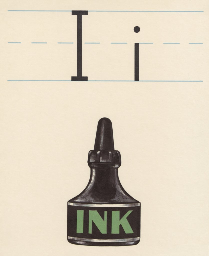 Detail of I is for ink by Corbis