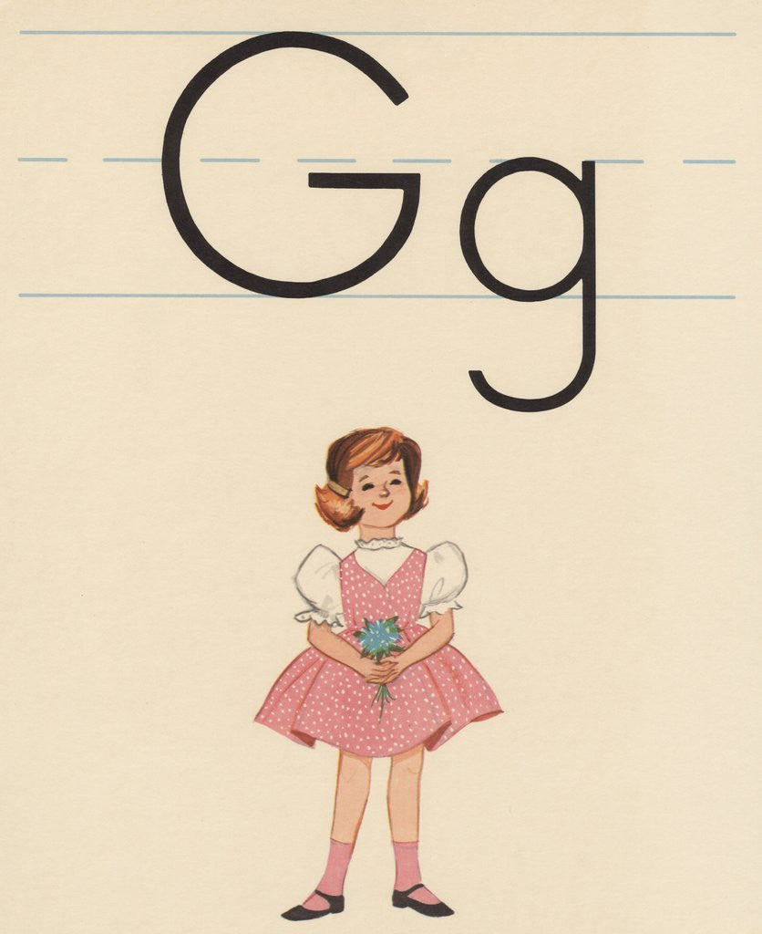 Detail of G is for girl by Corbis