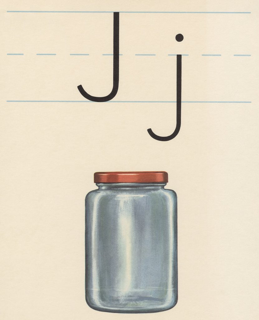 Detail of J is for jar by Corbis