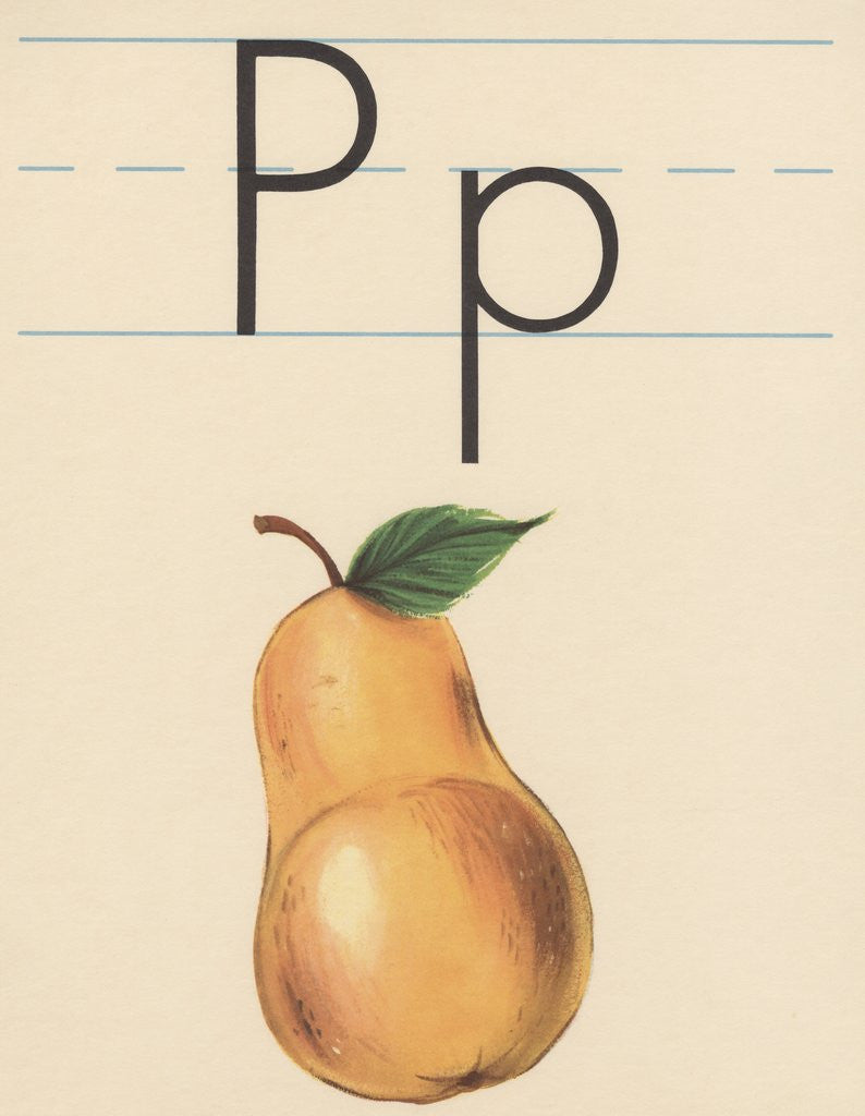 Detail of P is for pear by Corbis