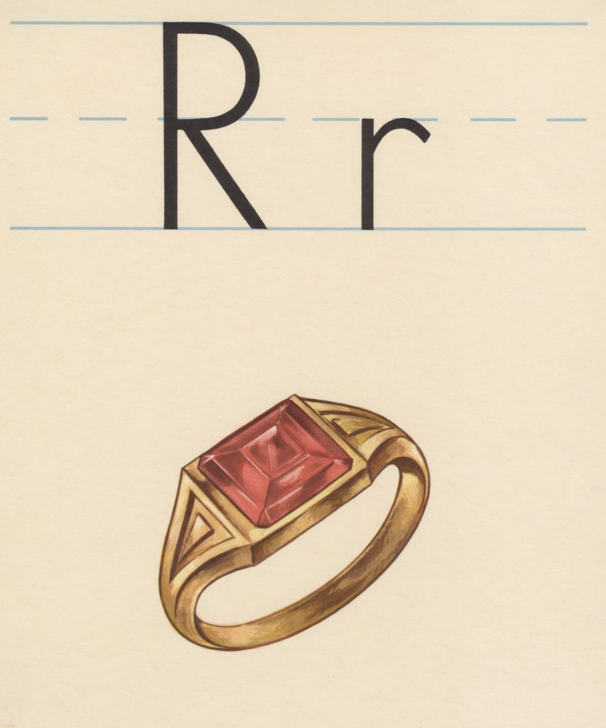 Detail of R is for ring by Corbis