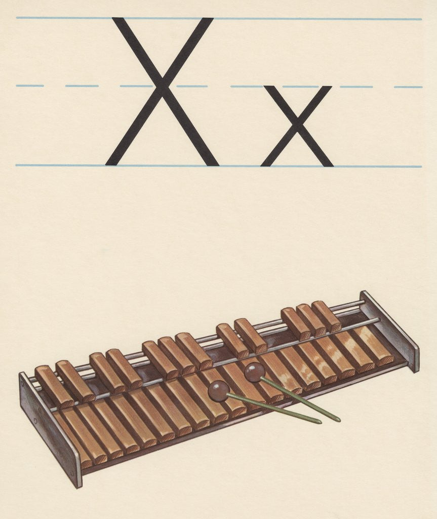 Detail of X is for xylophone by Corbis