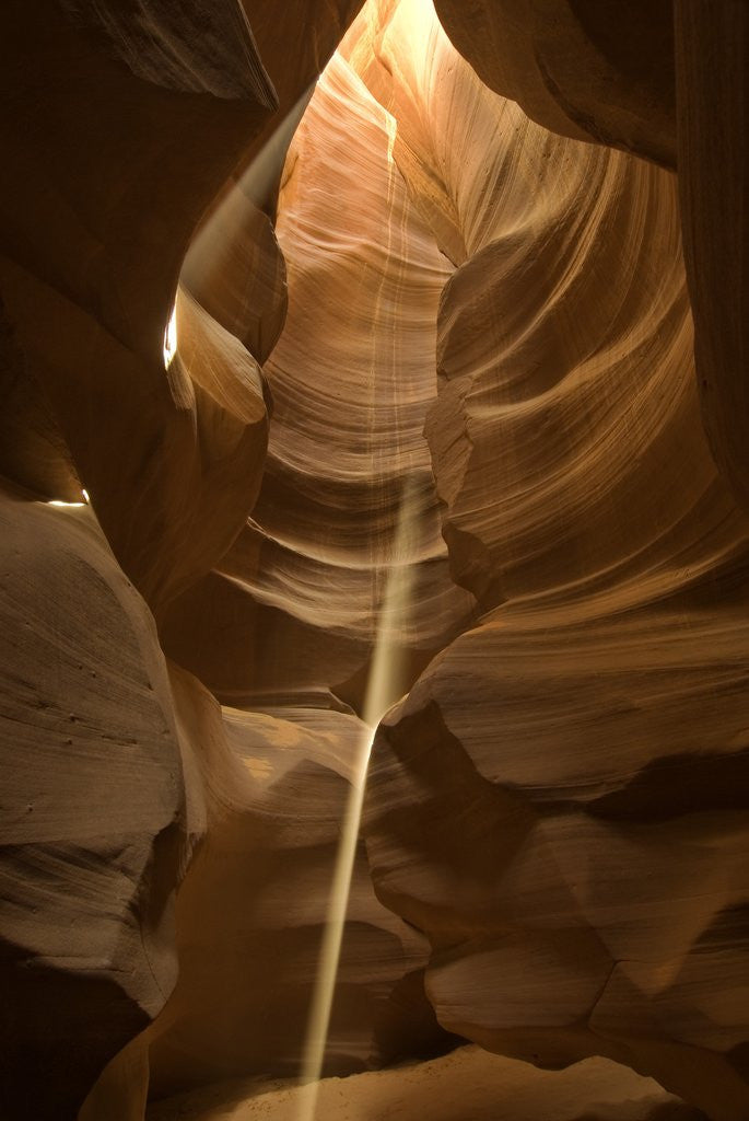 Detail of Sunbeam in Antelope Canyon by Anonymous