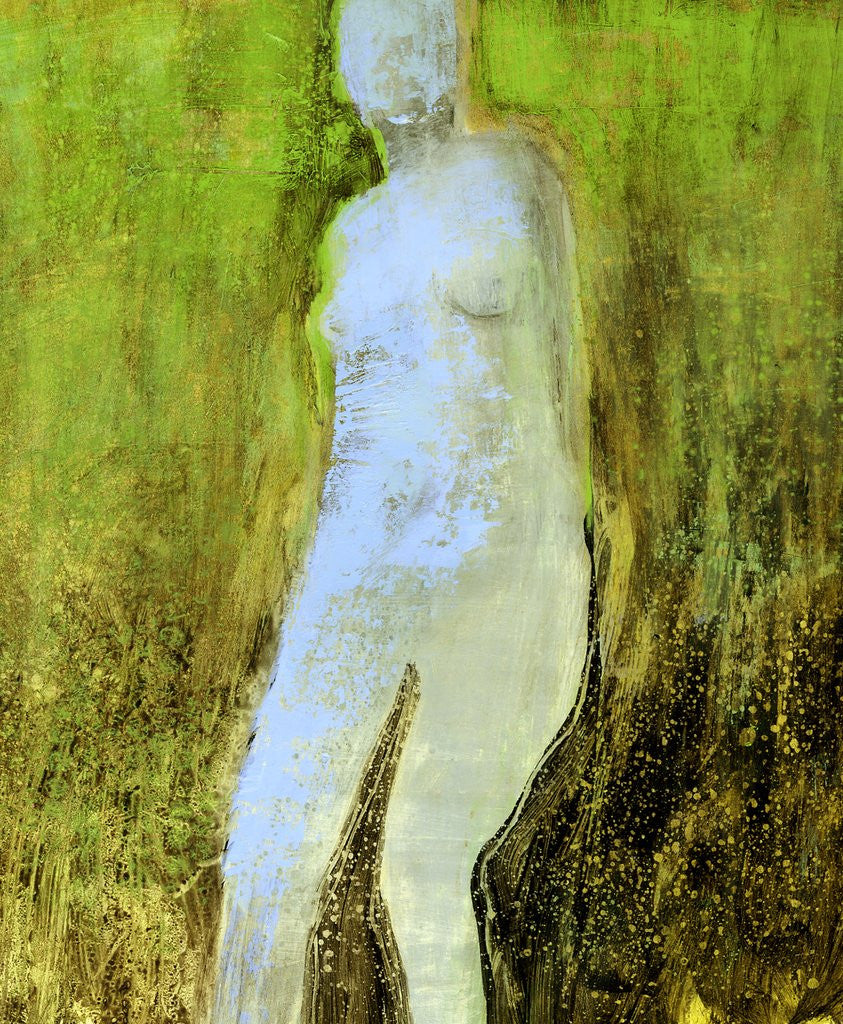 Detail of Figure Blue by Lou Wall