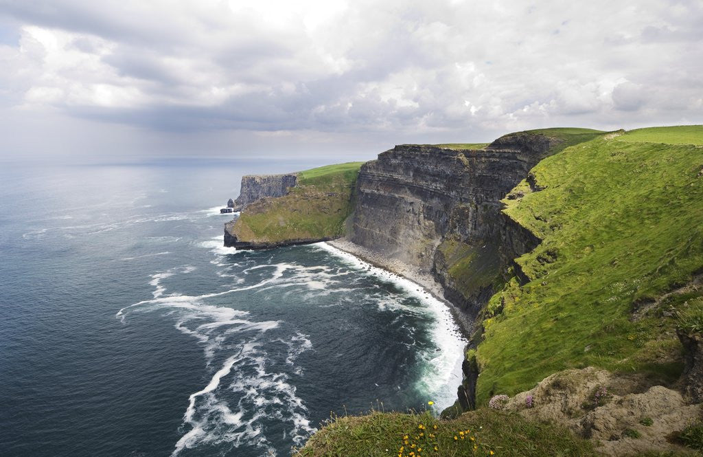 Detail of Cliffs of Moher by Corbis