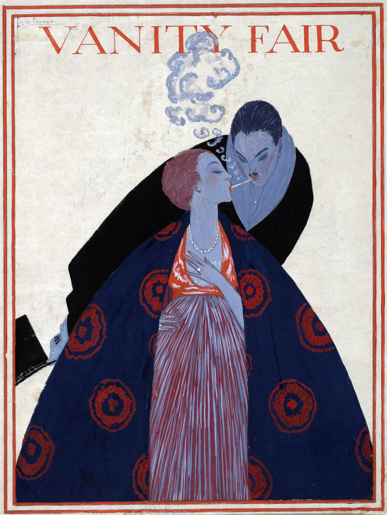 Detail of Vanity Fair cover by Georges Lepape