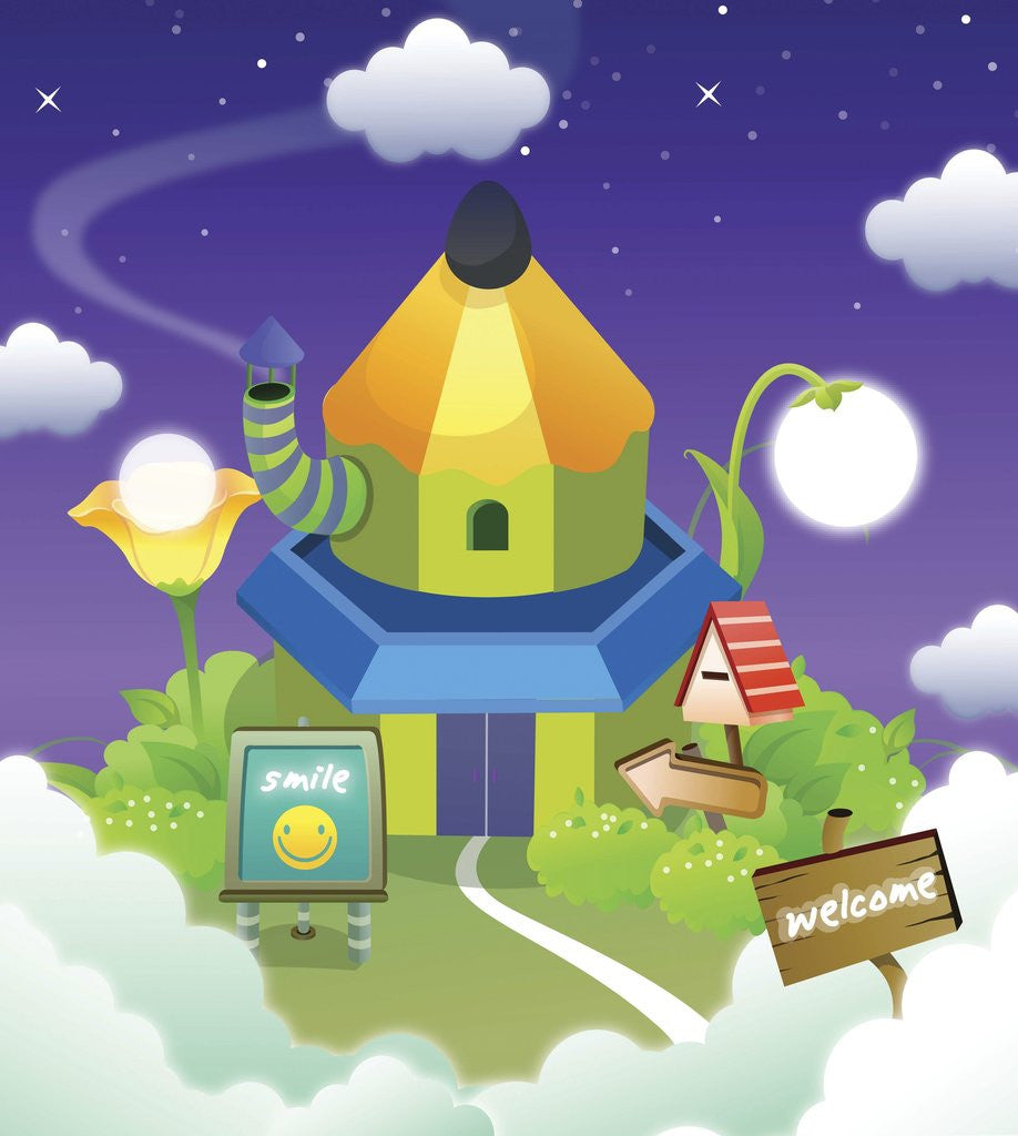 Detail of Building in a pencil shape by Anonymous