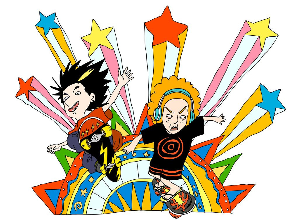 Detail of People skateboarding by Anonymous