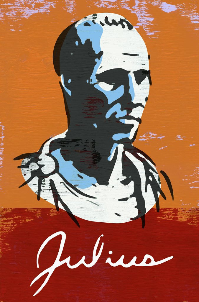 Detail of Portrait of Julius Caesar by Corbis