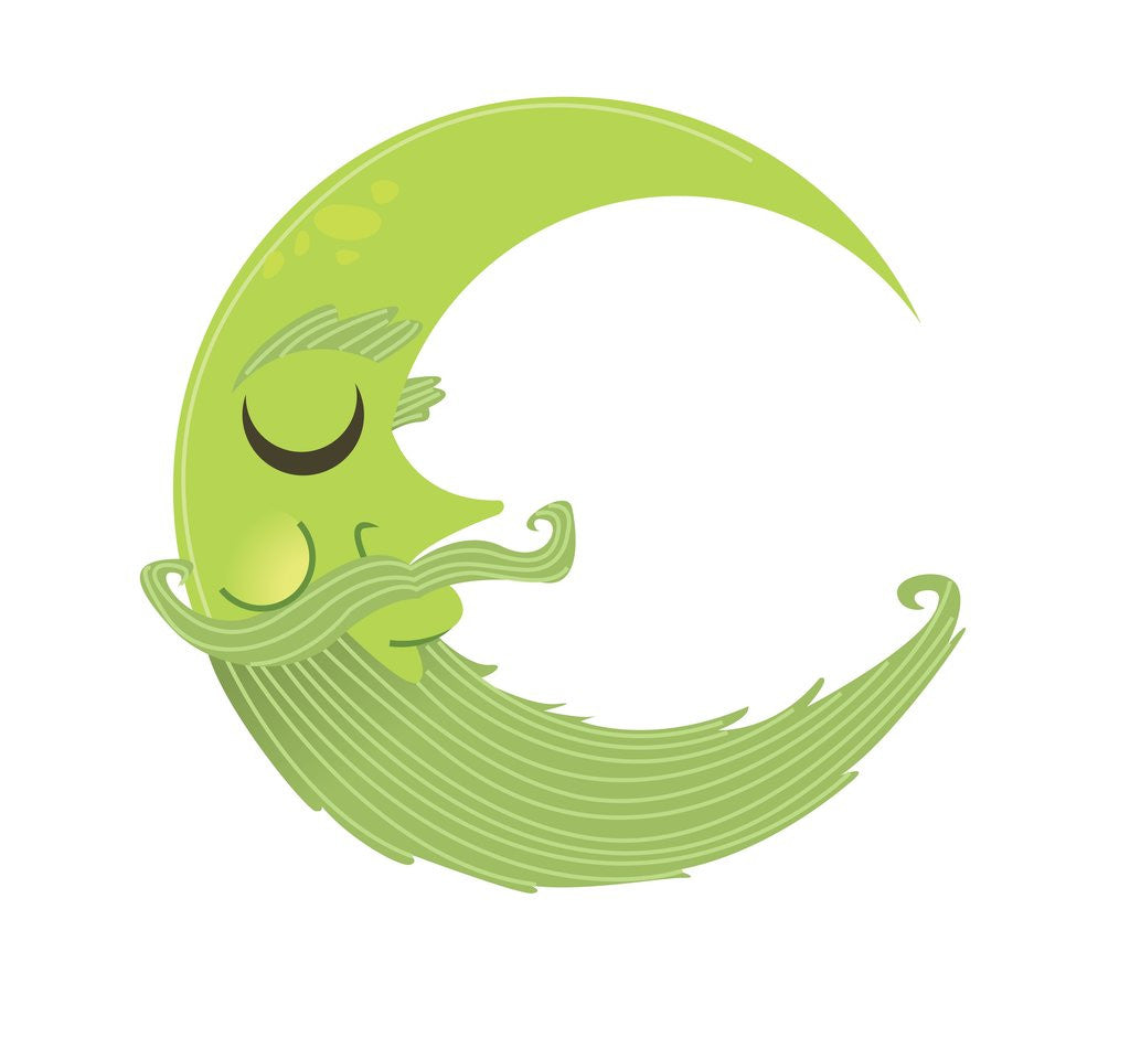 Detail of Moon Asleep by Anonymous