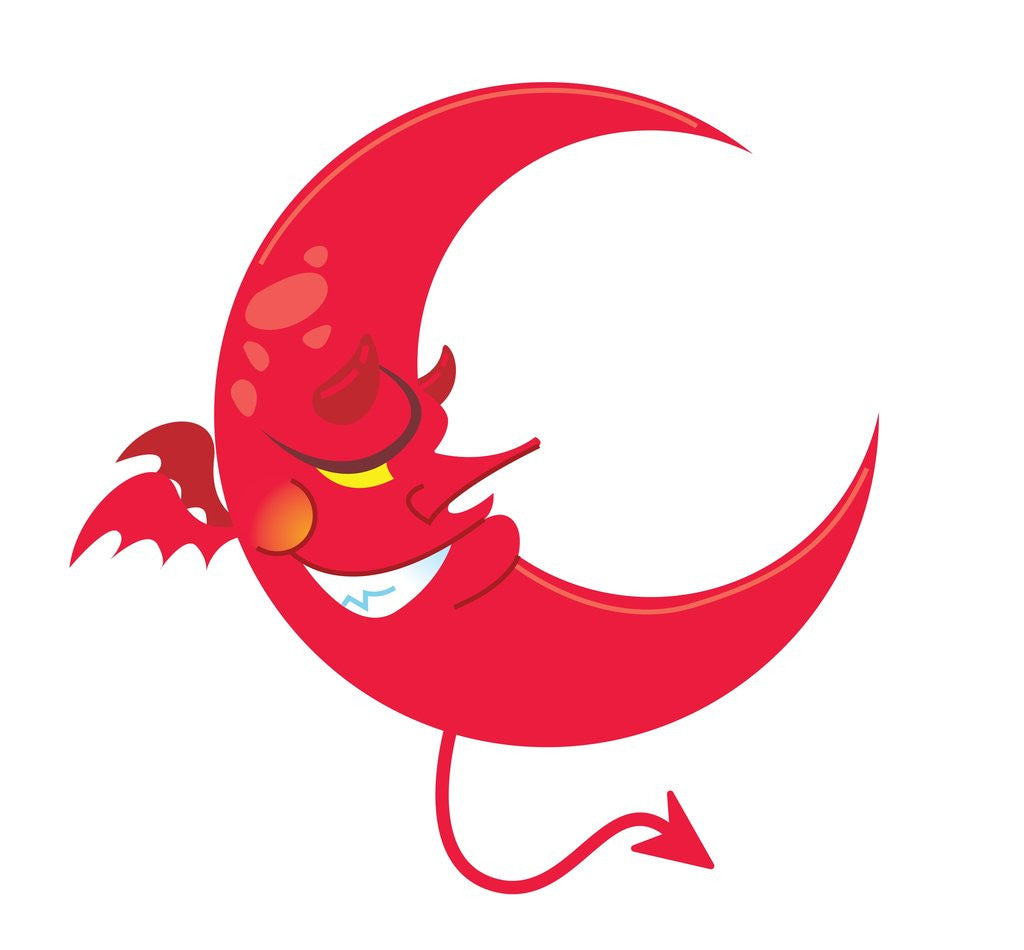 Detail of Devil Moon Asleep by Anonymous