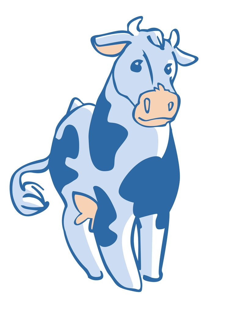 Detail of Cartoon Cow by Anonymous