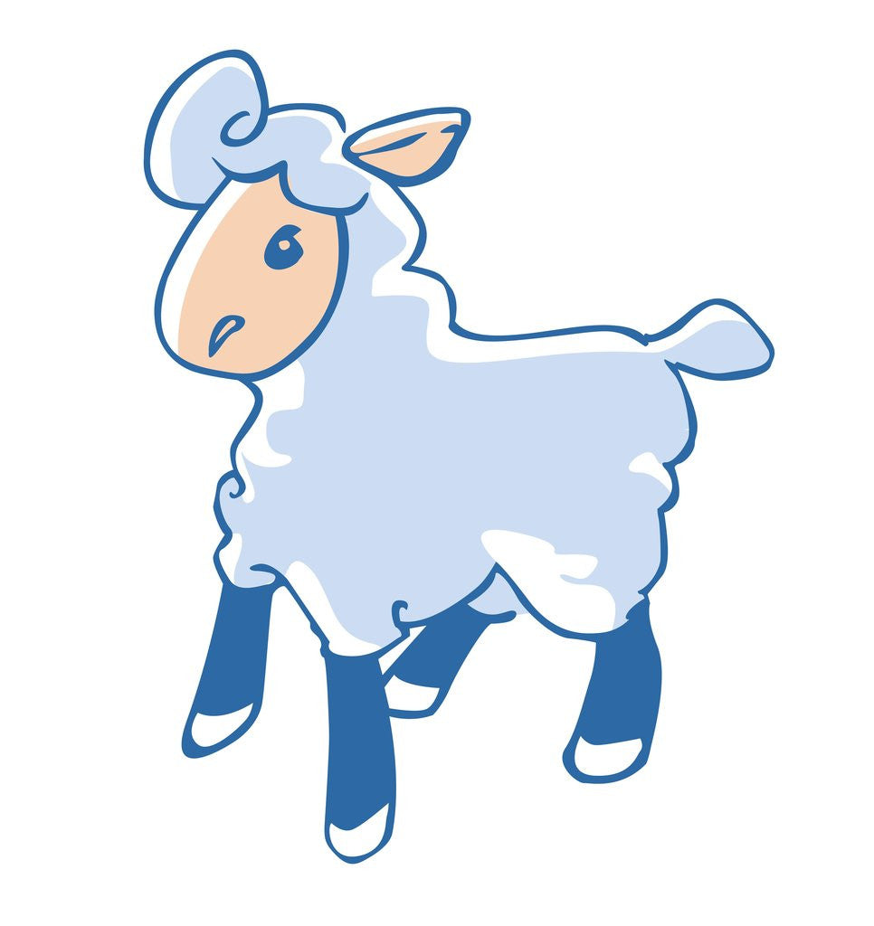 Detail of Cartoon Lamb by Anonymous