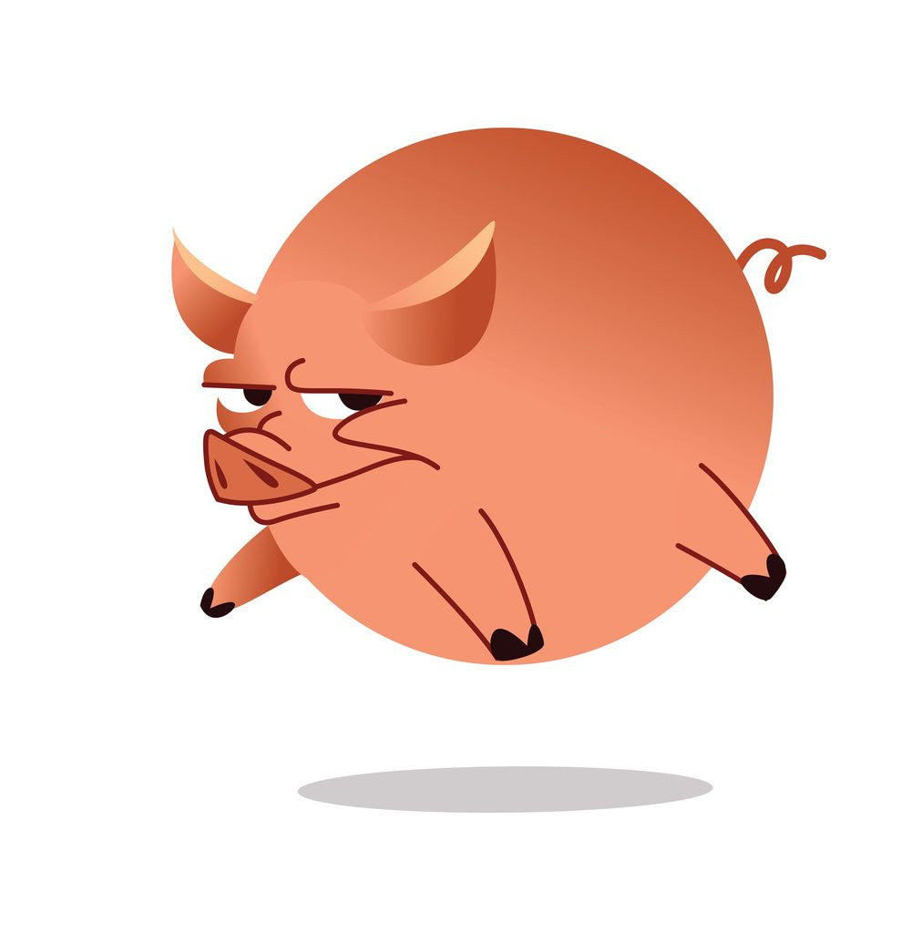 Detail of Bloated Floating Pig by Anonymous