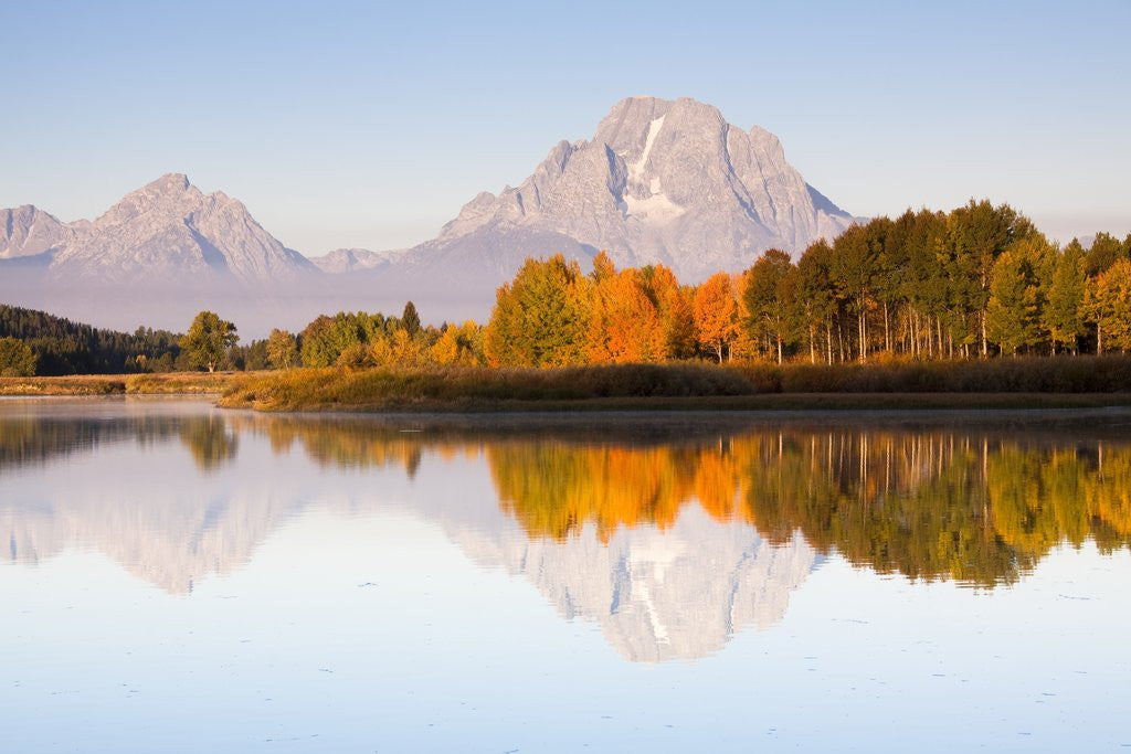 Detail of Sunrise on Snake River at Oxbow Bend by Anonymous