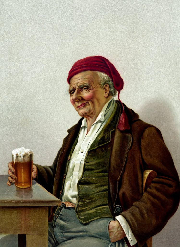 Detail of An Old Friend print by Anonymous