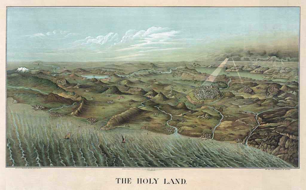 Detail of The Holy Land by Anonymous