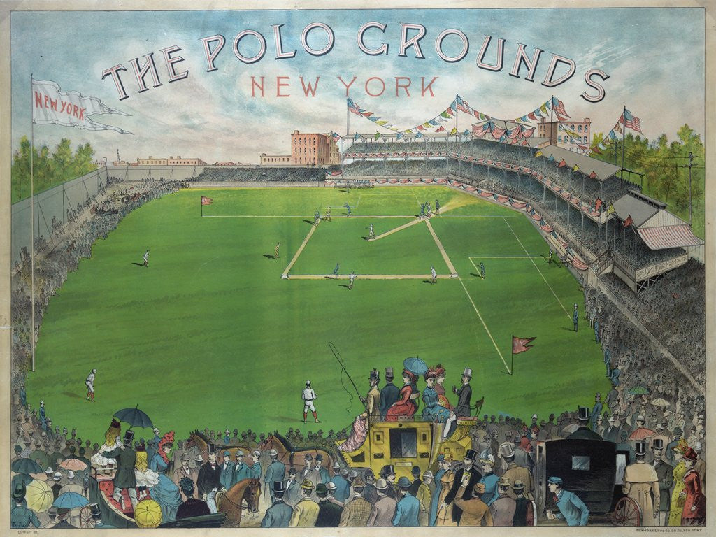Detail of The Polo Ground New York by Anonymous