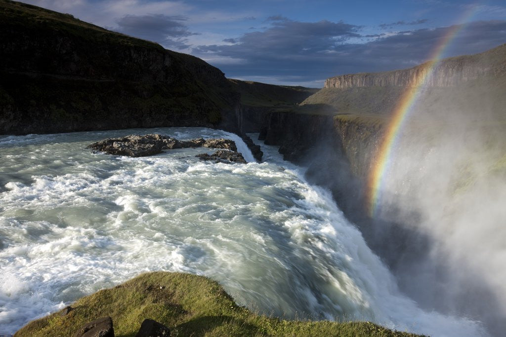 Detail of Gullfoss Waterfall, Iceland by Anonymous