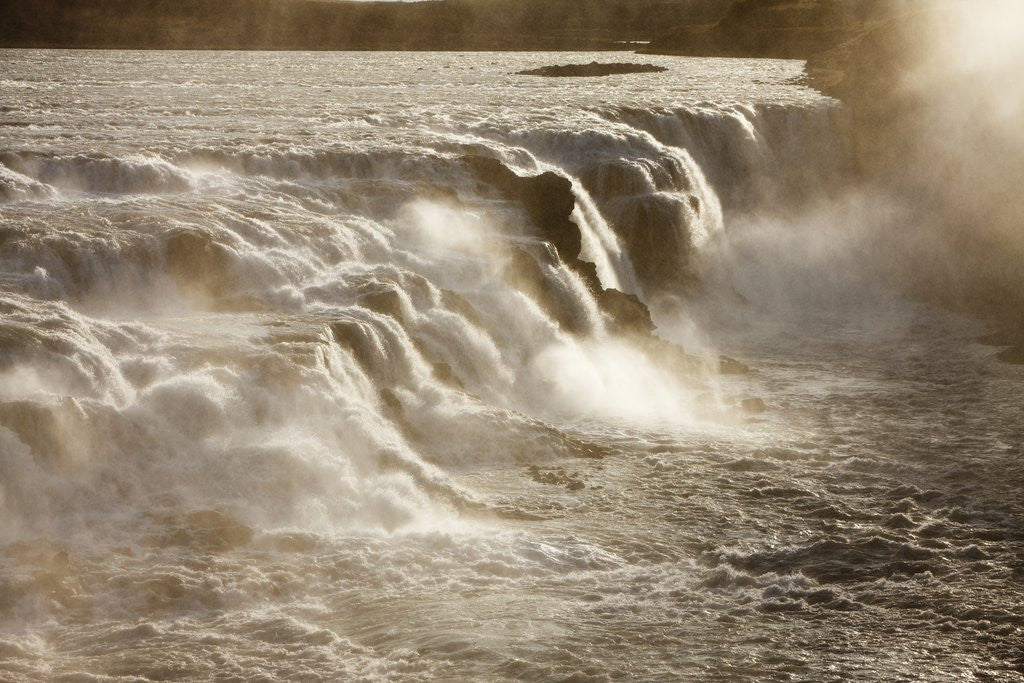 Detail of Gullfoss Waterfall, Iceland by Anonymous