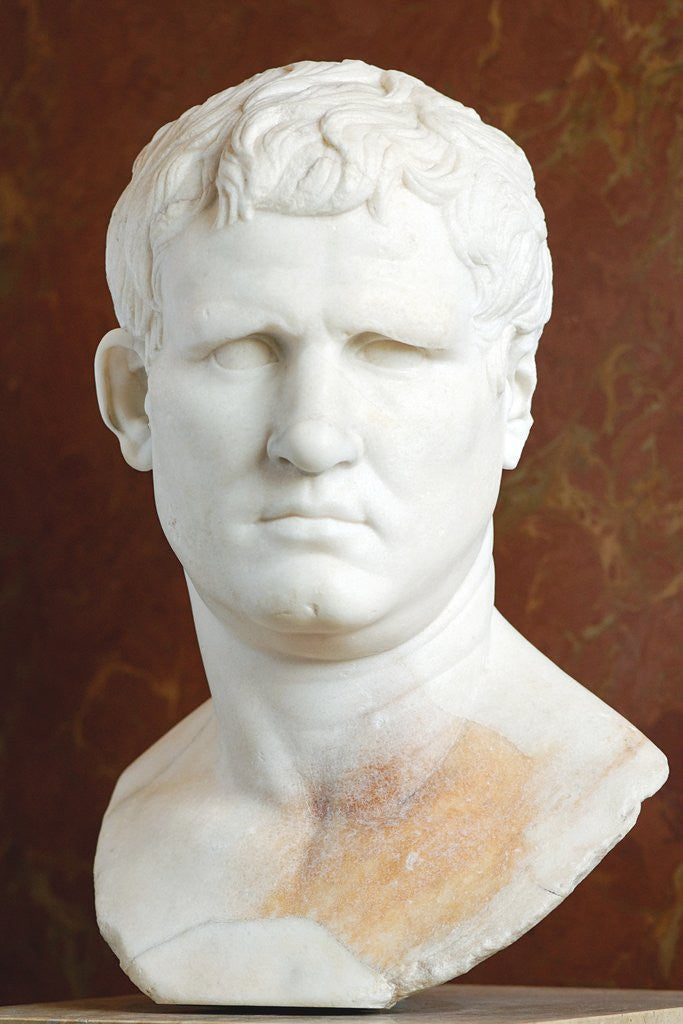 Detail of Portrait of M. Vipsanius Agrippa of the Gabii type by Anonymous