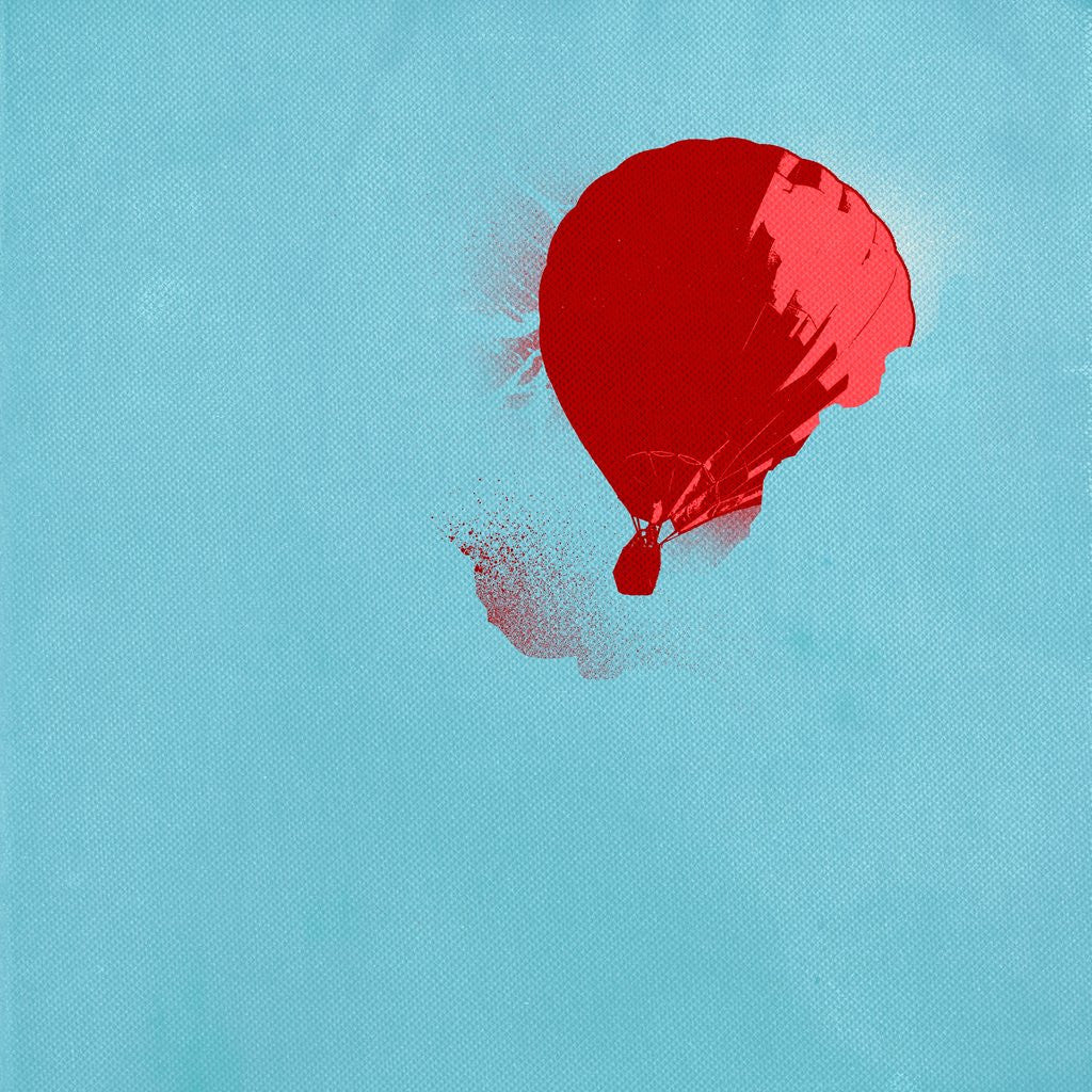 Detail of Red hot air balloon by Anonymous