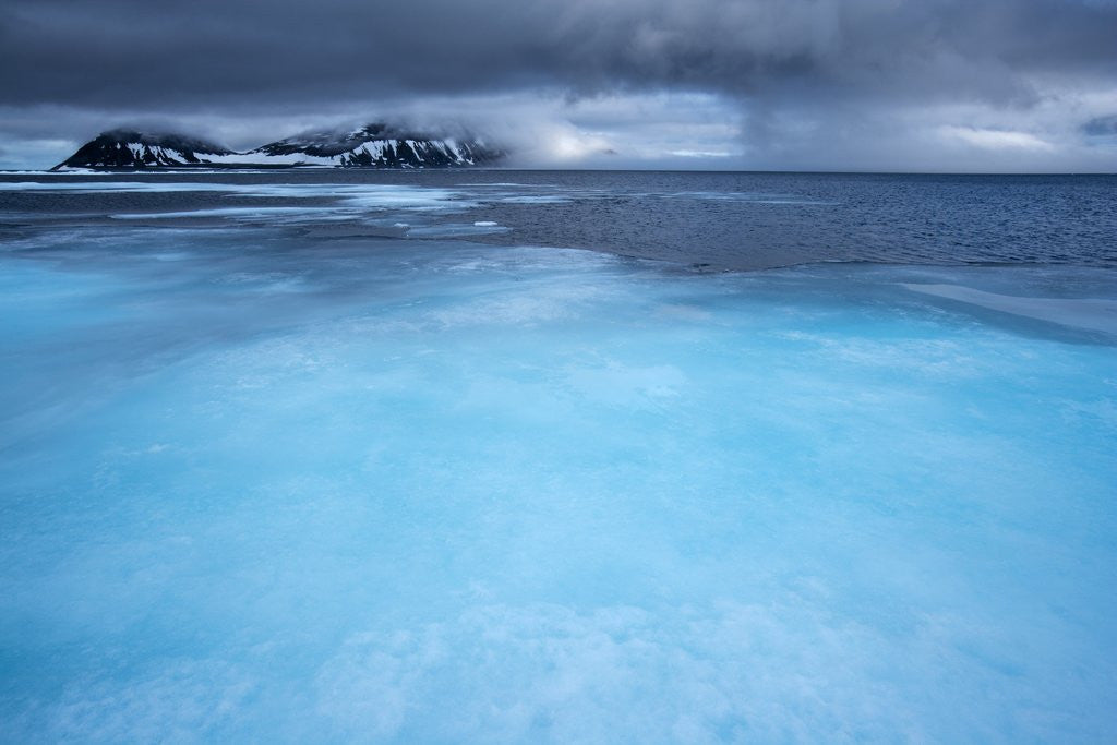 Detail of Melting Pack Ice, Svalbard, Norway by Anonymous