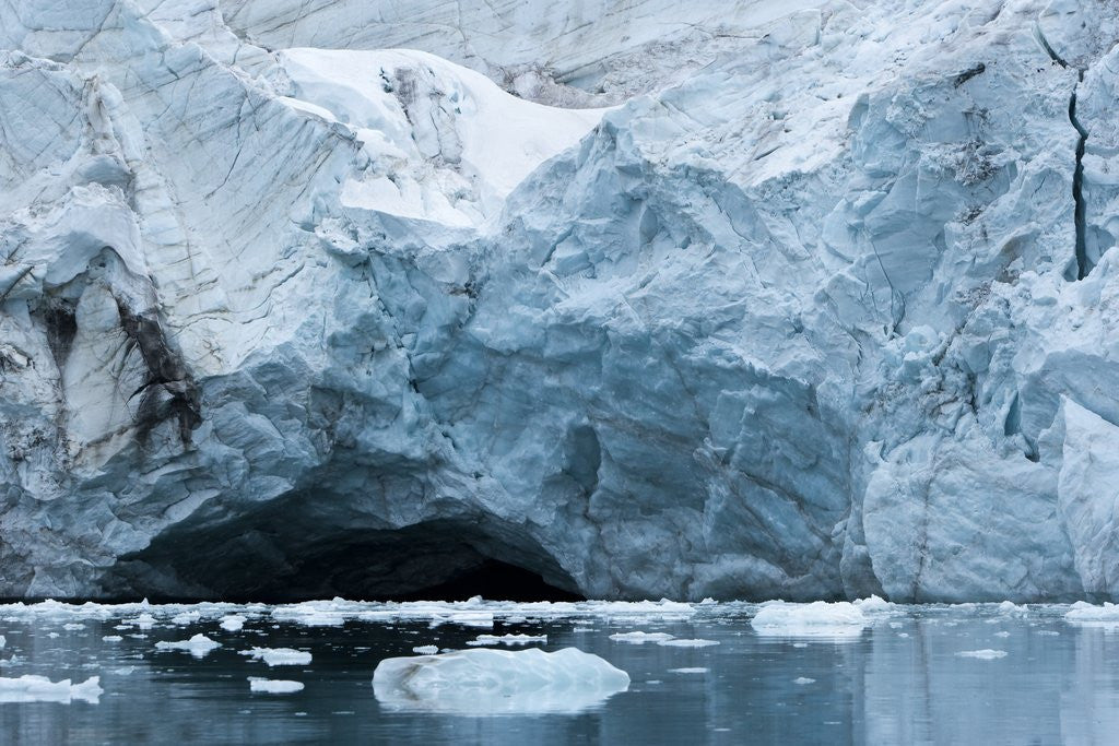 Detail of Glacier Ice, Spitsbergen Island, Svalbard, Norway by Corbis