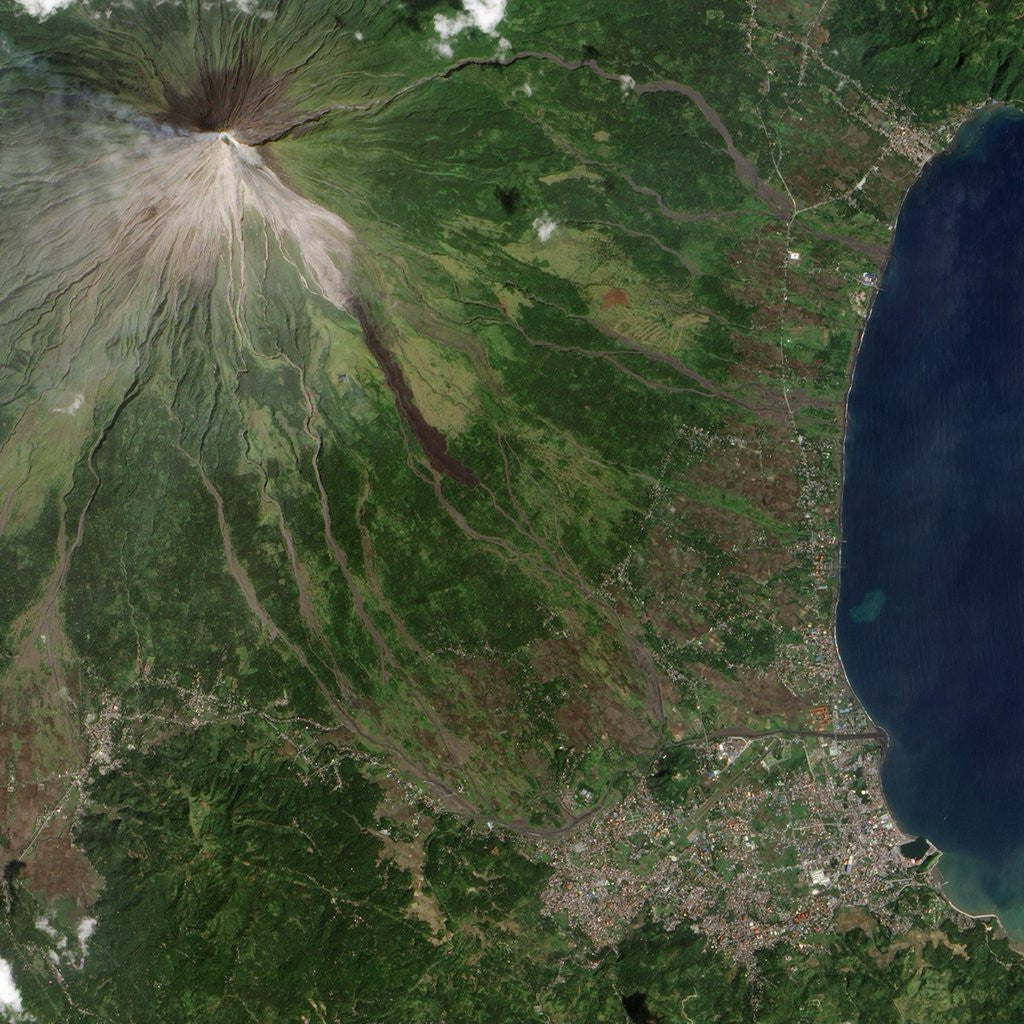 Detail of Mayon Volcano Threatening to Erupt by Anonymous