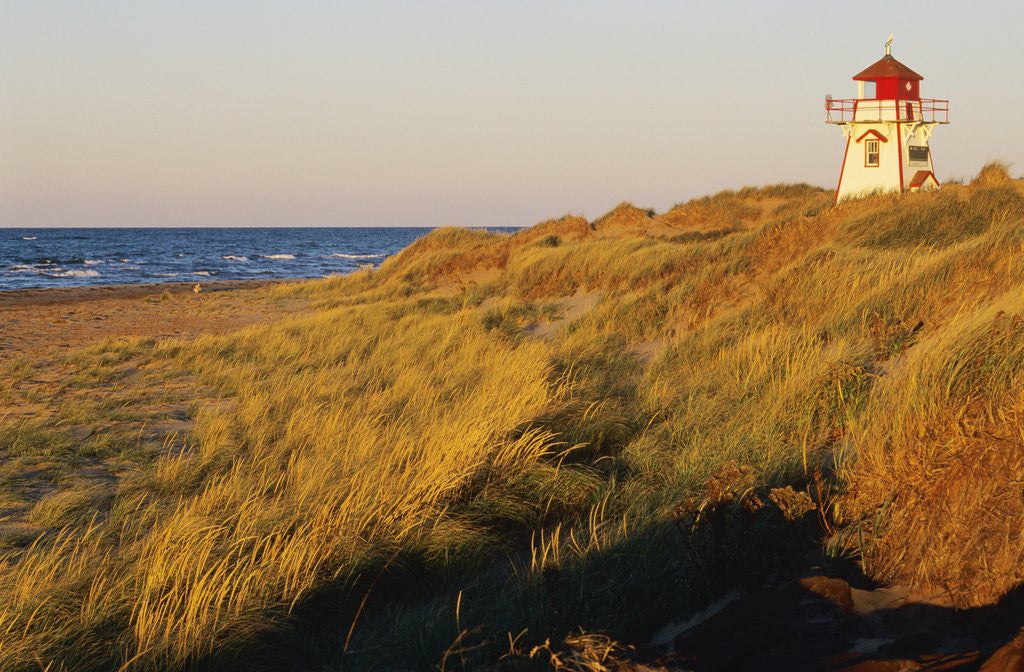 Detail of Cove Head Lighthouse, Prince Edward Island National Park, Prince Edward Island, Canada by Anonymous