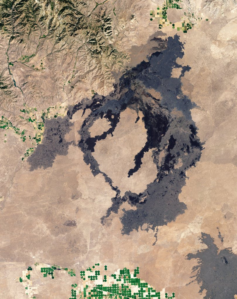 Detail of The Lava Flows of Craters of the Moon National Monument in Idaho by Anonymous