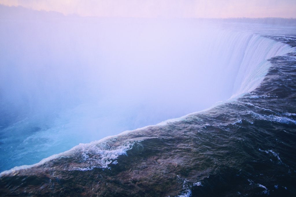 Detail of Horseshoe Falls at Dawn, Niagara Falls, Ontario, Canada by Anonymous