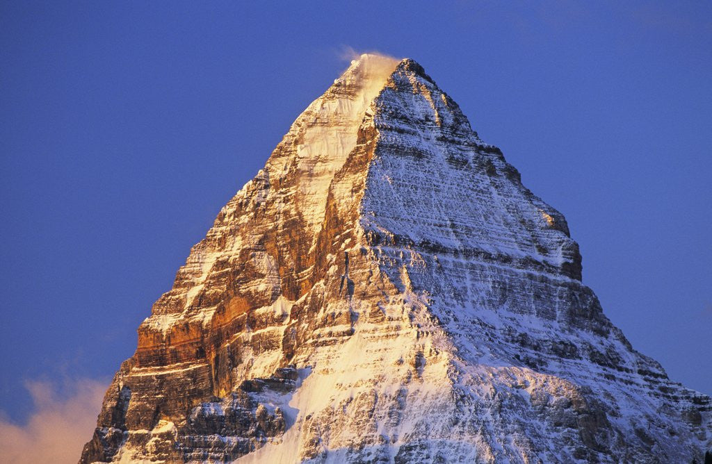 Detail of Mount Assiniboine, Mt Assiniboine Provincial Park, British Columbia, Canada. by Anonymous