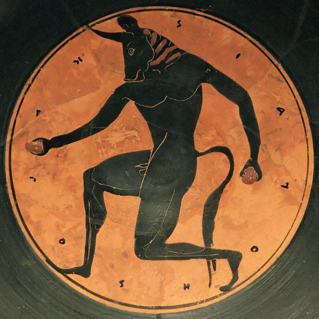 Detail of The Minotaur by Painter of London by Corbis