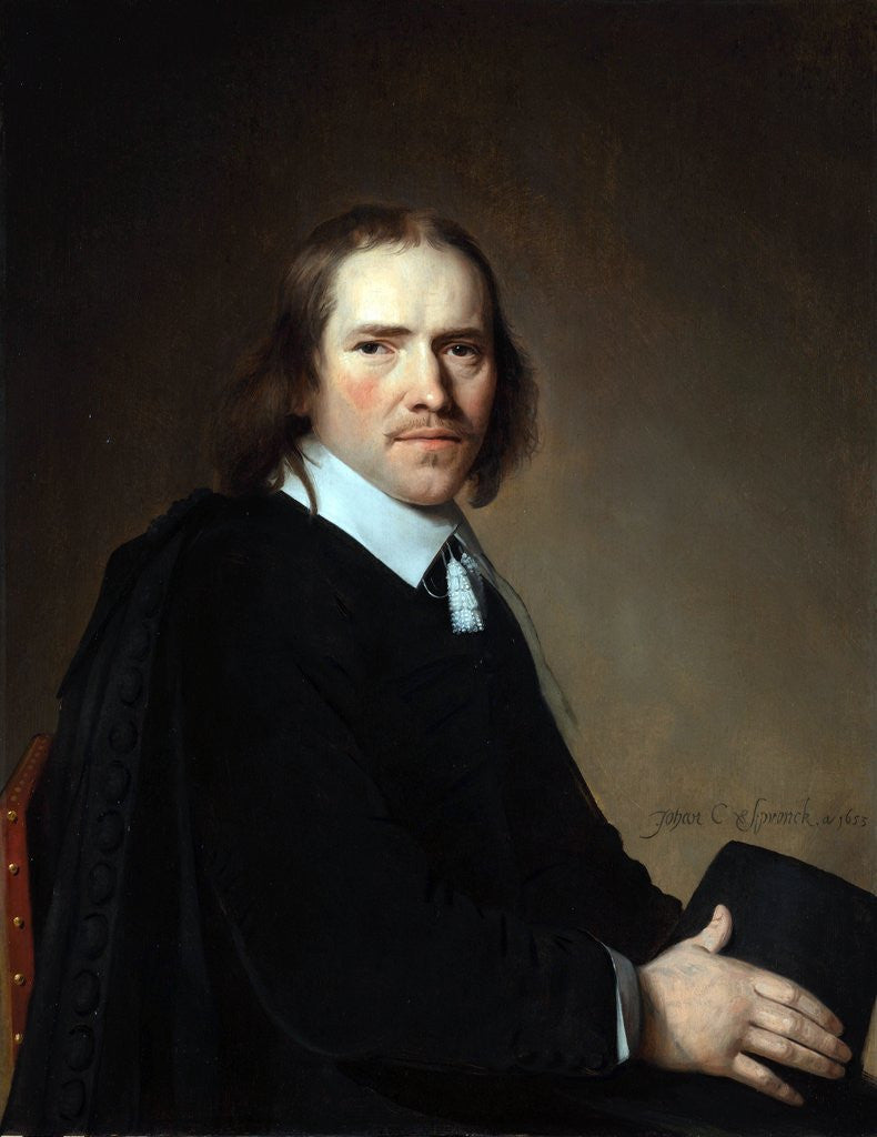 Detail of Portrait of Dirck, Johannes or Jacobus Wallis by Jan Verspronck