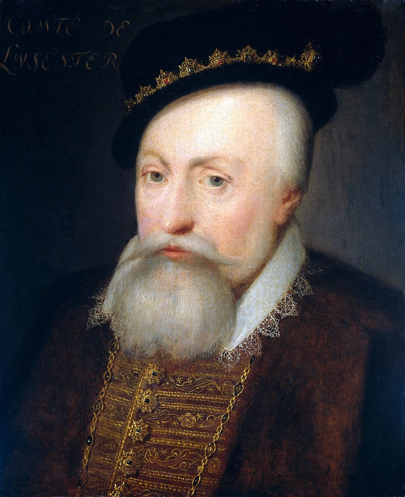 Detail of Portrait of Robert Dudley, Earl of Leicester by the Workshop of Jan Antonisz. van Ravesteyn by Anonymous