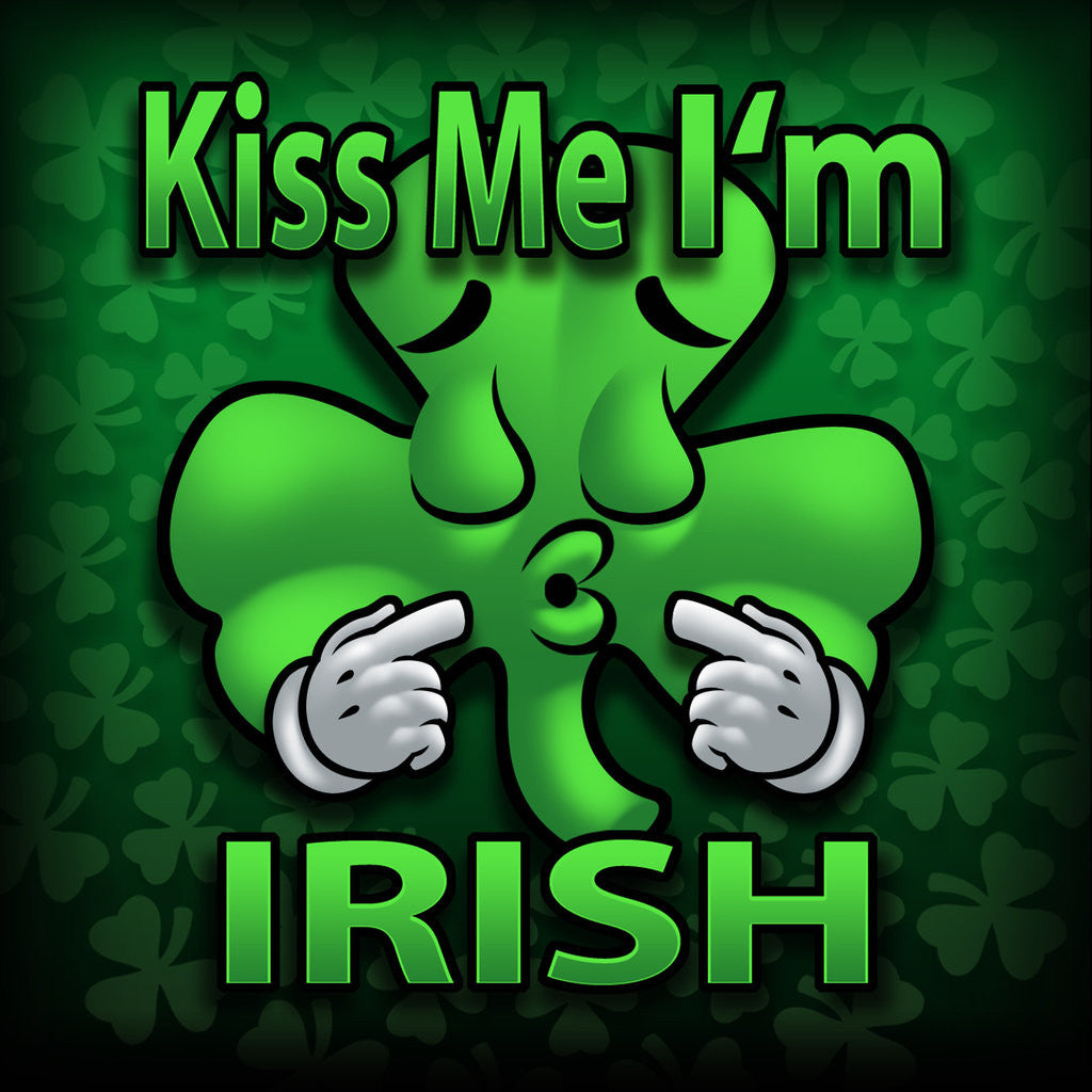 Detail of Kiss Me, I'm Irish by Anonymous