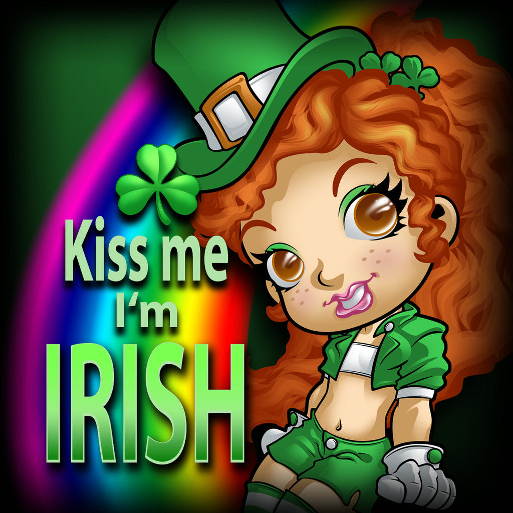Detail of Kiss Me, I'm Irish by Anonymous
