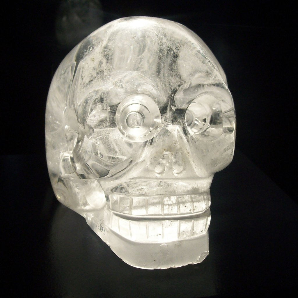 Detail of Crystal skull by Anonymous